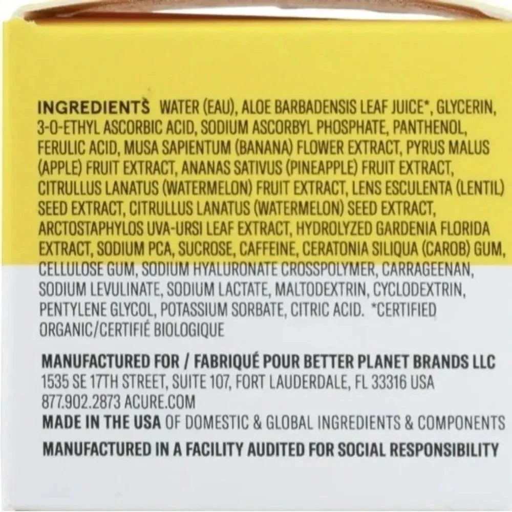 Acure Brightening Vitamin C Jelly Mask - Picture 5 of 6
